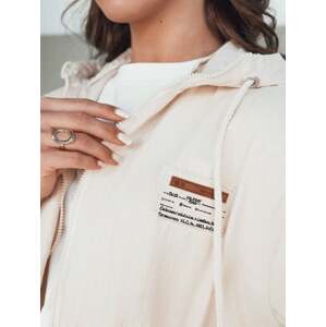 Women's transitional jacket ARKAJ light beige Dstreet