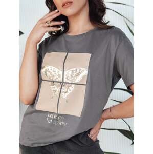 GLOWY Women's T-Shirt Brown Dstreet