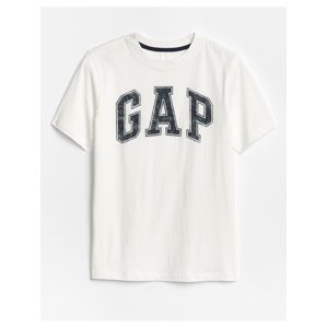 White Boys' T-Shirt GAP Logo