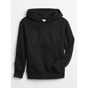 Black Boys' Children's Sweatshirt GAP Logo v-tonal after