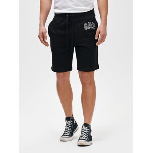 Black Men's Shorts GAP Logo mini arch shorts