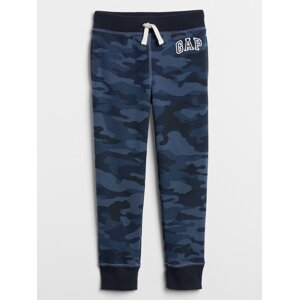 Blue Boys' Sweatpants GAP Logo camo print pull-on joggers