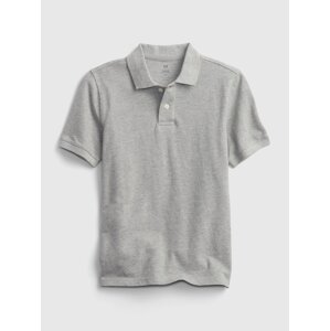 Grey Boys' Children's Polo Shirt Organic Catton GAP