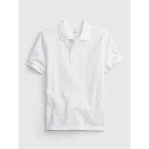 White Boys' Kids Polo Shirt Organic Catton GAP