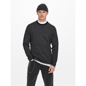 Navy blue ribbed sweater ONLY & SONS Niguel