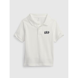 White Boys' Polo Shirt Pipe GAP