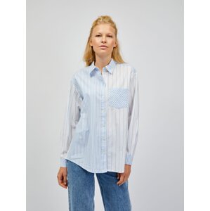 White-Blue Women's Striped Shirt GAP