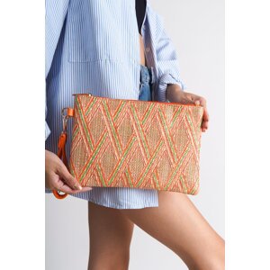 Capone Outfitters Paris Straw Women's Clutch Bag