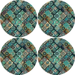 Bertoni Home Unisex's 4 Round Table Pads Set Estera