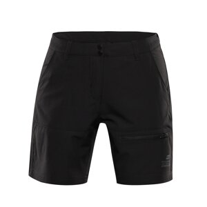 Women's softshell shorts ALPINE PRO BAKA black