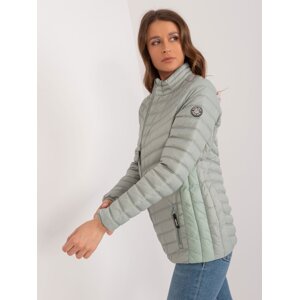Pistachio quilted jacket with pockets SUBLEVEL