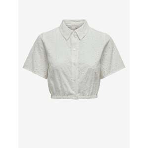 White women's cropped shirt ONLY Kala Alicia