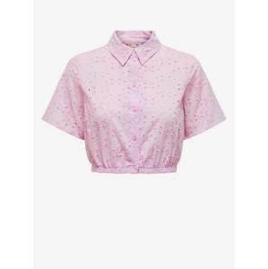 Pink women's cropped shirt ONLY Kala Alicia