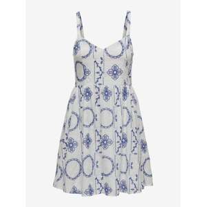 Blue and White Women's Patterned Dress ONLY Daphne