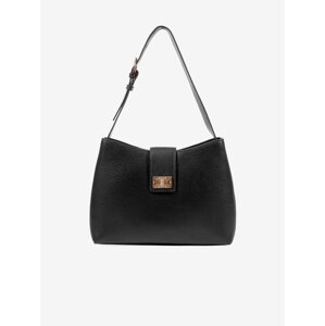 Black Women's Leather Handbag Geox Solangy