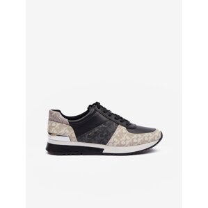 Black and beige women's sneakers Michael Kors Allie Active Trainer