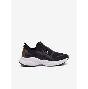 Black Women's Michael Kors Sami Active Zip Trainer Sneakers