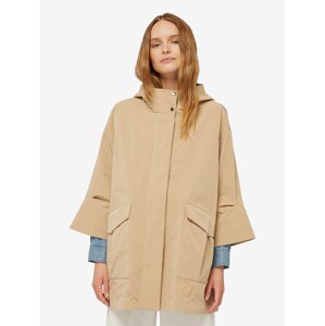 Light brown Geox women's parka