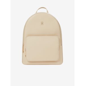 Beige women's backpack Tommy Hilfiger Essential SC Backpack