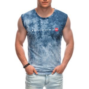 Edoti Men's printed tank top