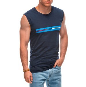 Edoti Men's printed tank top