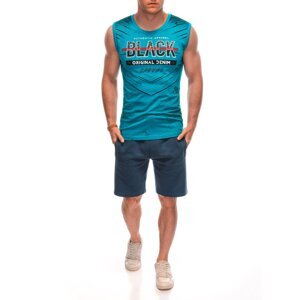 Edoti Men's printed tank top