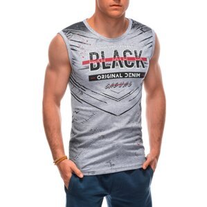 Edoti Men's printed tank top