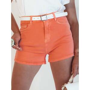 GLAMWEAR Women's Denim Shorts Orange Dstreet